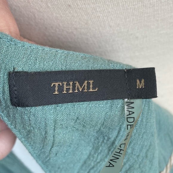 THML Boho Open Back Shift Dress size M - Picture 7 of 8